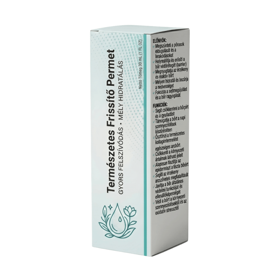 Természetes frissítő spray
