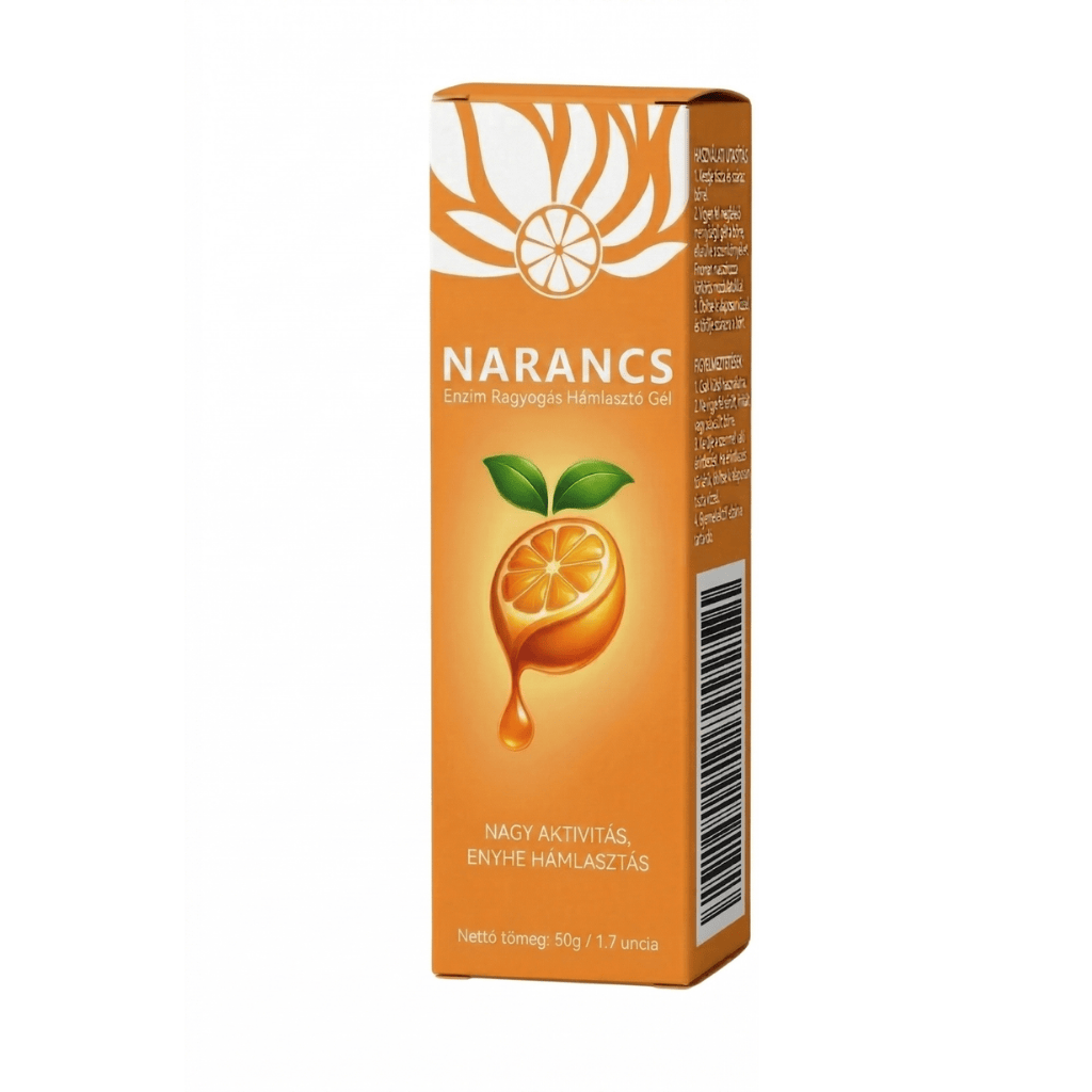 Narancs enzimes gél